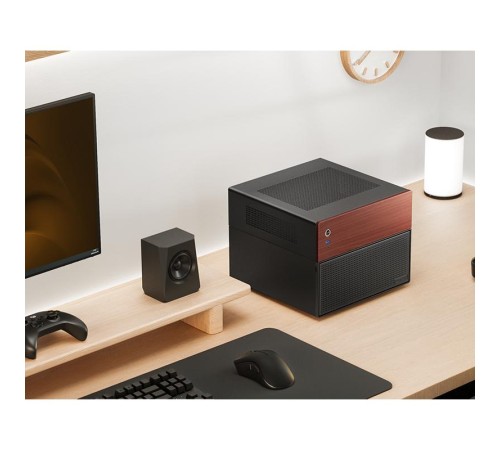 Корпус без блока питания/ Case JONSBO N4, Mini-Tower, 1x120mm, 1xUSB-A 3.0 + 1xUSB-C 3.2, SFX PSU Support, mATX, mITX Black