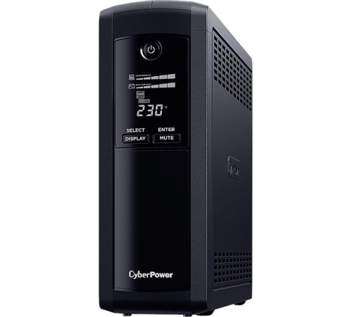 Источник бесперебойного питания Cyberpower VP1200ELCD Line-Interactive 1200VA/720W USB/RS-232/RJ11/45  (4 + 1 EURO) (существенное повреждение коробки)