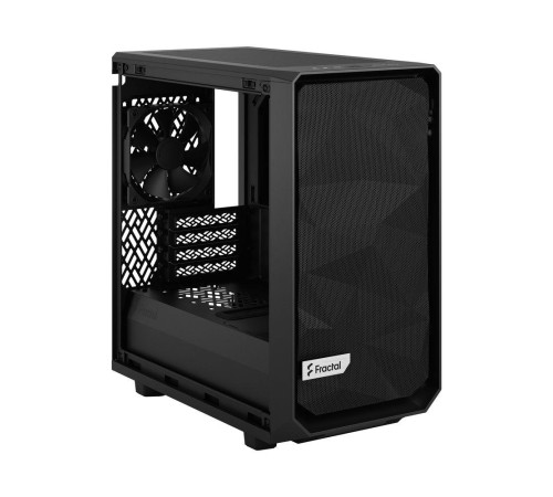 Корпус ПК без блока питания/ Case Fractal Design Meshify 2 Mini TG Dark Tint, Mini-Tower, 1x120mm + 1x140mm, 2xUSB-A 3.2 + 1xUSB 3.2 Type-C mATX, mITX, mDTX Black
