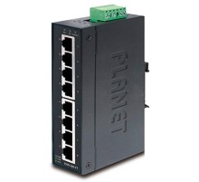 ISW-801T коммутатор для монтажа в DIN рейку/ IP30 Slim Type 8-Port Industrial Fast Ethernet Switch (-40 to 75 degree C)