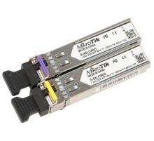 Модуль MikroTik Pair of SFP modules, S-45LC80D (1.25G SM 80km T1490nm/R1550nm, Single LC-connector) + S-54LC80D (1.25G SM 80km T1550nm/R1490nm, Single LC-connector)