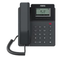 SIP-Телефон Fanvil V50P (Замена X301/X301P), 2 SIP-акк., 2,3", 132x64 Ч/Б экран, POE, БП в комп., 2x100 Mbps