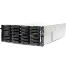 Серверная платформа/ HA401-VG, 4U, 2x2LGA-3647, 24-bay storage server, 24x SATA/SAS hot-swap 3.5"/2.5" universal bay, 2x canister, 4x 9mm 2.5" internal bay, 12G expander board with 2x SFF-8643, 2x SFF-8644, 1300W 1+1 redundant power supply,