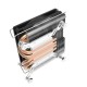 Кулер для процессора/ Gamemax A96 (130W, 4-pin PWM, 36mm, Al/Cu, 4x6mm, 1x90mm, 48.3CFM, 33dBA, 3000RPM, S: 1851/1700/1200/115X, AM5/AM4, black)