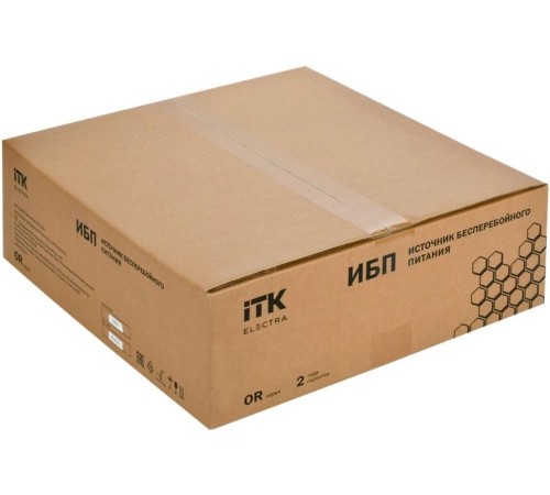 ITK ELECTRA OR ИБП 1кВА/1кВт LCD 24VDC с АКБ 2х9AH