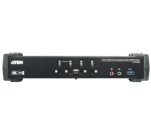 КВМ переключатель ATEN 4P USB 3 4K DisplayPort MST KVMP Switch