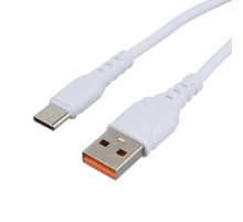 Кабель/ Кабель GoPower GP06T USB (m)-Type-C (m) 1.0м 2.4A ПВХ белый (1/200/800)
