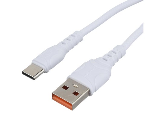 Кабель/ Кабель GoPower GP06T USB (m)-Type-C (m) 1.0м 2.4A ПВХ белый (1/200/800)