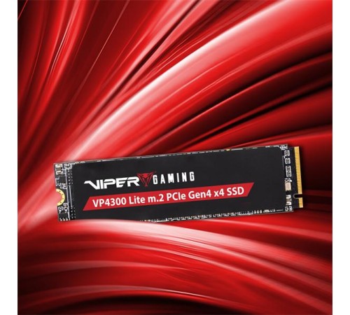 Твердотельный накопитель Patriot Viper VP4300 Lite 500GB M.2 2280 NVMe PCIe 4.0 x4 R7000/W4000 TBW 400TB 3D NAND Твердотельный накопитель Patriot Viper VP4300 Lite 500GB M.2 2280 NVMe PCIe 4.0 x4 R7000/W4000 TBW 400TB 3D NAND