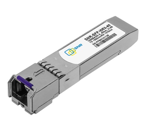 Модуль/ Модуль SFP WDM, дальность до 40км (21dB), 1550нм