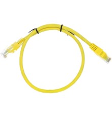 Патчкорд/ Патчкорд литой "Telecom" UTP кат.5е 0,5м желтый
