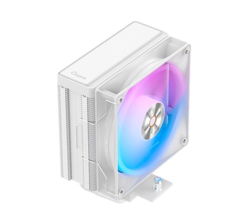 Кулер для процессора Ocypus Delta A40 WH ARGB, 120mm ARGB FAN, Top Panel, 4 HEAT PIPES, 4-PIN PWM, 500-2000 RPM, 29DBA, HYDRO BEARING, LGA115X/1200/1700/18XX, AM4/AM5