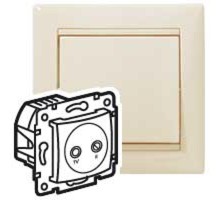 Розетка Valena розетка TV-RD-конечн./сл.кость