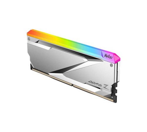 Оперативная память Netac Z RGB 32GB (2x16GB) DDR5-7200 (PC5-57600) C34 34-45-45-115 1.4V XMP Dual DIMM Kit Silver