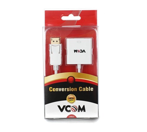 Кабель/ Кабель-переходник DisplayPort M ---> VGA F  0.15м VCOM <CG603>
