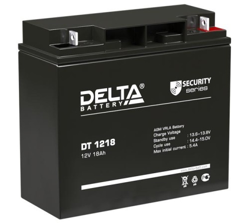 Аккумуляторная батарея Delta Аккумуляторная батарея для ОПС DT 1218 (12V/18Ah)