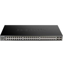 Коммутатор D-Link Управляемый L2 коммутатор, 48x1000Base-T, 4х10GBase-X SFP+, CLI, консольный порт RJ-45