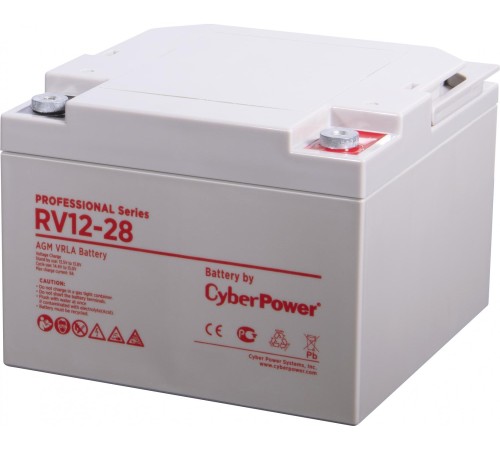 Аккумуляторная батарея PS CyberPower RV 12-28 / 12 В 28 Ач Аккумуляторная батарея PS CyberPower RV 12-28 / 12 В 28 Ач