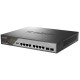 Коммутатор D-Link Настраиваемый L2 PoE-коммутатор, 8x1000Base-T PoE 802.3bt 90 Вт, 2x1000Base-X SFP, PoE-бюджет 242 Вт, дальность PoE до 250 м