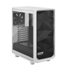 Корпус ПК без блока питания/ Case Fractal Design Meshify 2 Compact TG Clear Tint, Midi-Tower, 2x140mm + 1x120mm, 2xUSB-A 3.2 + 1xUSB 3.2 Type-C ATX, mATX, mITX White