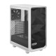 Корпус ПК без блока питания/ Case Fractal Design Meshify 2 Compact TG Clear Tint, Midi-Tower, 2x140mm + 1x120mm, 2xUSB-A 3.2 + 1xUSB 3.2 Type-C ATX, mATX, mITX White
