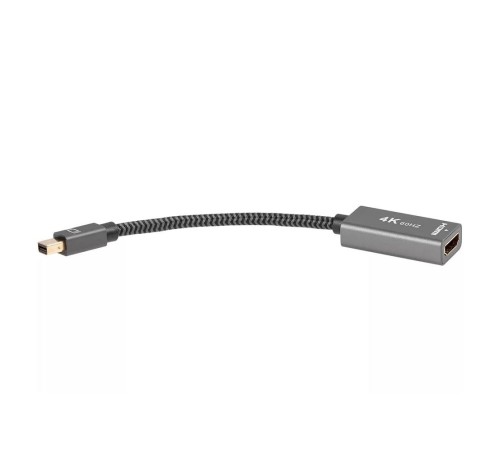 Адаптер/ Адаптер miniDP --> HDMI-F 0.15м , оплетка, 4K@60Hz, Telecom (TA565) Адаптер/ Адаптер miniDP --> HDMI-F 0.15м , оплетка, 4K@60Hz, Telecom (TA565)