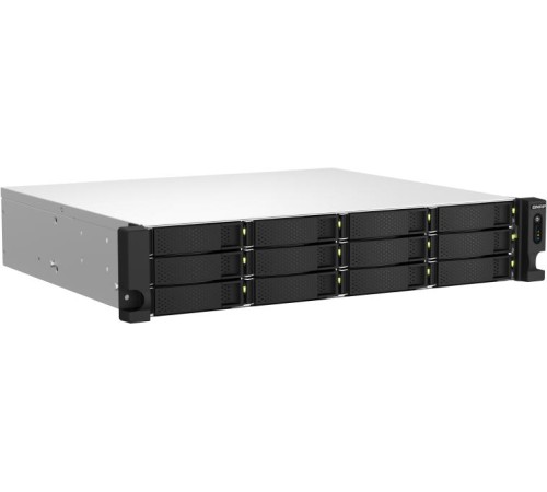 Сетевое хранилище без дисков/ SMB QNAP TS-1264U-RP-4G NAS 12 HDD trays, rackmount 2U, 2 PSU. 4-core Intel Celeron N5095 2.0-2.9 GHz, 8 GB RAM up to 8 GB, 2x2.5 Gigabit Ethernet, 2xUSB 3.2 Gen 2 (10Gbps). 2xUSB 2.0., 1xHDMI . PCIe Gen 3 x2 , W/o rail kit R Сетевое хранилище без дисков/ SMB QNAP TS-1264U-RP-4G NAS 12 HDD trays, rackmount 2U, 2 PSU. 4-core Intel Celeron N5095 2.0-2.9 GHz, 8 GB RAM up to 8 GB, 2x2.5 Gigabit Ethernet, 2xUSB 3.2 Gen 2 (10Gbps). 2xUSB 2.0., 1xHDMI . PCIe Gen 3 x2 , W/o rail kit R