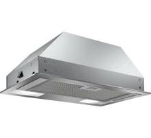 Вытяжка BOSCH встраиваемая вытяжка, нержавеющая сталь, 1 мотор, производительность до 300 м3/ч, режим отвода/циркуляции (требуется установка комплекта), 3 ступени мощности, ползунковый переключатель, LED-освещение 2 х 3 Вт, сделано в Италии