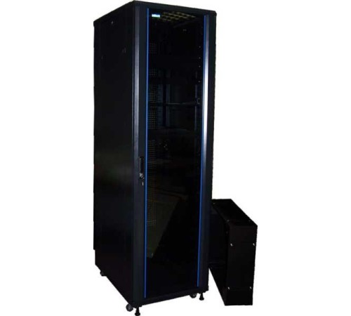 Шкаф Шкаф 19" Business, 32U 600x800, черный, передняя дверь стекло, задняя дверь распашная металл Шкаф Шкаф 19" Business, 32U 600x800, черный, передняя дверь стекло, задняя дверь распашная металл