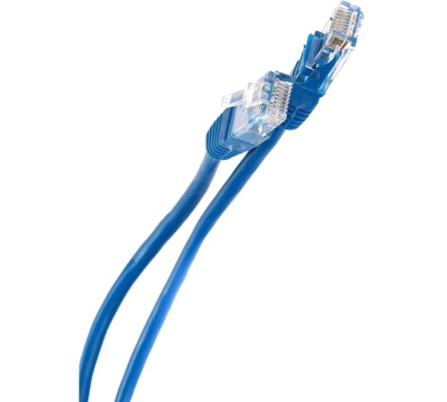Патчкорд/ Патчкорд литой "Telecom" UTP кат.5е 15,0м синий
