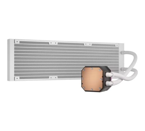 Система жидкостного охлаждения/ Water Cooling System Corsair iCUE H150i ELITE CAPELLIX XT (360mm, White, RGB/ Fans: 3x120mm, 65.57CFM, 37dBA, 2100RPM/Rad thickness 27mm/ S: 1851, 1700, 1200, 115X, AM5, AM4) Система жидкостного охлаждения/ Water Cooling System Corsair iCUE H150i ELITE CAPELLIX XT (360mm, White, RGB/ Fans: 3x120mm, 65.57CFM, 37dBA, 2100RPM/Rad thickness 27mm/ S: 1851, 1700, 1200, 115X, AM5, AM4)
