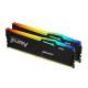 Оперативная память Kingston 32GB 6400MT/s DDR5 CL32 DIMM Kit (2x16GB) FURY Beast RGB XMP