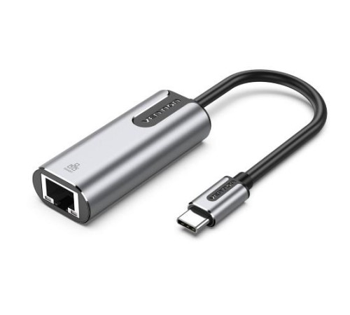 Сетевой адаптер Vention USB-C M/ Gigabit Ethernet RJ45 F Сетевой адаптер Vention USB-C M/ Gigabit Ethernet RJ45 F