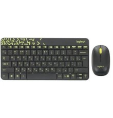 Комплект (клавиатура + мышь)/ Logitech Wireless Desktop MK240 Nano Black Retail Combo