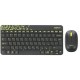 Комплект (клавиатура + мышь)/ Logitech Wireless Desktop MK240 Nano Black Retail Combo