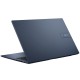 Ноутбук/ ASUS X1704ZA-AU333 17.3"(1920x1080 (матовый) IPS)/Intel Core i3 1215U(1.2Ghz)/8192Mb/512PCISSDGb/noDVD/Int:Intel UHD Graphics/Cam/BT/WiFi/50WHr/war 1y/2.1kg/Quiet Blue/DOS