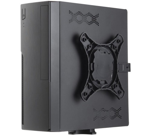Корпус с блоком питания 220Вт./ Case Foxline FL-BQ5, mITX, 1x5.25EXT(slim), 1x2.5INT, 2xUSB3.0, HDA, 1x40fan, w/220W TFX PSU, Tool-Free, w/1.2m EU pwr cord