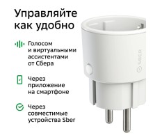 Умная розетка, модель SBDV-00018, товарный знак SBER