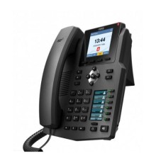 SIP телефон Fanvil X4U, 12 SIP-акк., 2,8", 320x240 Цвет. экран, POE, БП в комп., 2x1 Gbps