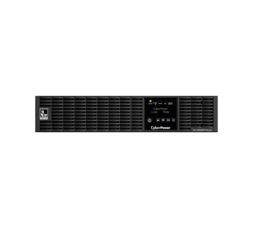 ИБП CyberPower OL1500ERTXL2U, Rackmount, Online, 1500VA/1350W, 8 IEC-320 С13 розеток, USB&Serial, RJ11/RJ45, SNMPslot, LCD дисплей, Black, 0.5х0.6х0.2м., 22.3кг./ UPS Online CyberPower OL1500ERTXL2U 1500VA/1350W USB/RS-232/Dry/EPO/SNMPslot/RJ11/45/ВБМ (8