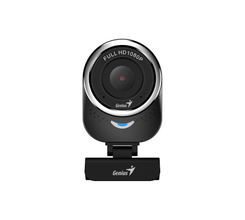 Веб-камера Genius QCam 6000 черная (Black), 1080p Full HD, Mic, 360°, универсальное мониторное крепление, гнездо для штатива Веб-камера Genius QCam 6000 черная (Black), 1080p Full HD, Mic, 360°, универсальное мониторное крепление, гнездо для штатива