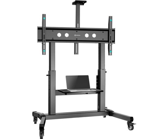 ONKRON мобильная стойка для ТВ 50"-100", макс 120кг, наклонная, чёрная TS1991 ONKRON мобильная стойка для ТВ 50"-100", макс 120кг, наклонная, чёрная TS1991