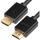 Greenconnect Кабель 0.5m HDMI версия 2.0, HDR 4:2:2, Ultra HD, 4K 60 fps 60Hz/5K*30Hz, 3D, AUDIO, 18.0 Гбит/с, 28/28 AWG, OD7.3mm, тройной экран, черный, GCR-HM411-0.5m