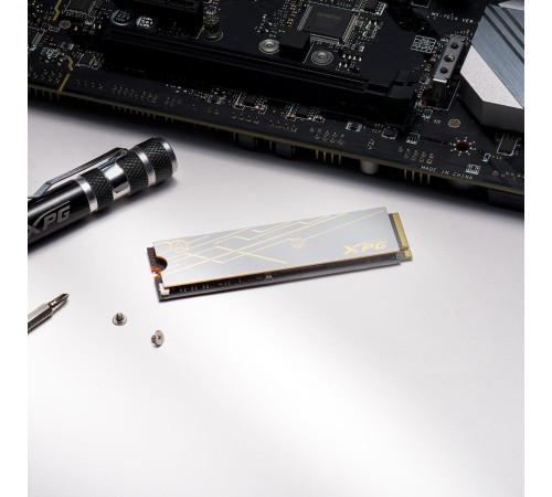 Твердотельный накопитель/ ADATA SSD XPG MARS 980 BLADE, 2000GB, M.2(22x80mm), NVMe, PCIe 5.0 x4, 3D NAND, R/W 14000/13000MB/s, IOPs 2 000 000/1 650 000, TBW 1480, DWPD 0.4, with Heat Sink (5 лет) Твердотельный накопитель/ ADATA SSD XPG MARS 980 BLADE, 2000GB, M.2(22x80mm), NVMe, PCIe 5.0 x4, 3D NAND, R/W 14000/13000MB/s, IOPs 2 000 000/1 650 000, TBW 1480, DWPD 0.4, with Heat Sink (5 лет)