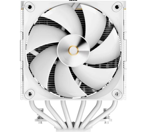 Кулер для процессора Ocypus Iota A62 WH, 2x120mm FAN, Display Panel, 6 HEAT PIPES, 4-PIN PWM, 500-2000 RPM, 29DBA, FDB, LGA115X/1200/1700/18XX, AM4/AM5