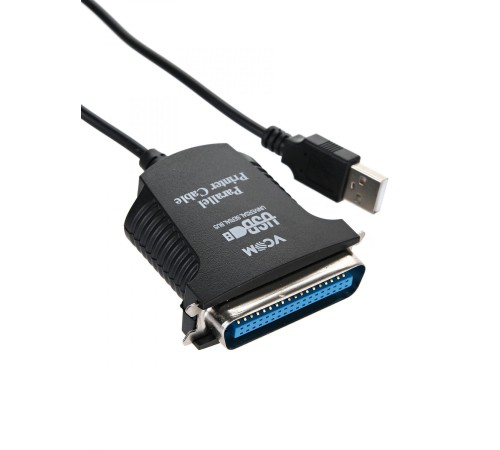 Кабель-адаптер/ Кабель-адаптер USB A (вилка) -> LPT (прямое подключение к LPT порту принтера) VCOM <VUS7052>1.8м Кабель-адаптер/ Кабель-адаптер USB A (вилка) -> LPT (прямое подключение к LPT порту принтера) VCOM <VUS7052>1.8м