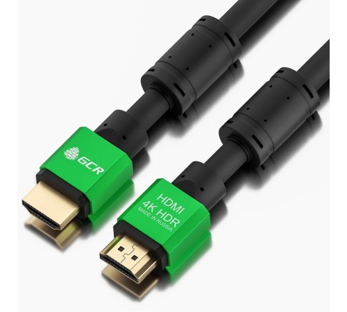 Greenconnect Кабель 1.2m HDMI версия 2.0, HDR 4:2:2, Ultra HD, 4K 60 fps 60Hz/5K*30Hz, 3D, AUDIO, 18.0 Гбит/с, 28/28 AWG, OD7.3mm, тройной экран, нейлон, AL корпус зеленый, ферритовые кольца, GCR-51005 Greenconnect Кабель 1.2m HDMI версия 2.0, HDR 4:2:2, Ultra HD, 4K 60 fps 60Hz/5K*30Hz, 3D, AUDIO, 18.0 Гбит/с, 28/28 AWG, OD7.3mm, тройной экран, нейлон, AL корпус зеленый, ферритовые кольца, GCR-51005