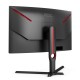 Монитор LCD 27'' 16:9 1920х1080(FHD) VA, Curved, nonGLARE, 165 Hz, 300 cd/m2, H178°/V178°, 3000:1, 80M:1, 16.7M, 4ms, 2xHDMI, DP, USB-Hub, Height adj, Tilt, Swivel, Speakers, Black