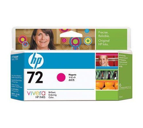 Cartridge HP 72 для DJ, пурпурный (130мл) (срок гарантии закончился в Августе 2024) - гарантия от нас 6 мес