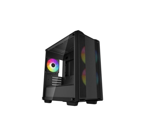 корпус Deepcool CC360 ARGB без БП, боковое окно (закаленное стекло), черный, mATX (R-CC360-BKAPM3-G-1)
